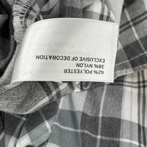 DULUTH ALASKAN HARDGEAR Shirt Women XL Windowpane Plaid Button Up Long Sleeve - Picture 13 of 16